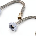 EFIELD Faucet Supply Lines Stainless Steel Connectors-0