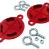 Fire Hose FDC Caps Aluminum Breakaway Design Metal Magery-1