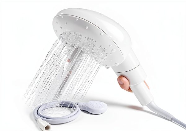 iHMeiju Faucet Spray Hose PVC ABS White Easy Install-7