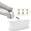 Enhon Slip On Diverter Tub Spout Brushed Nickel Bathroom-3