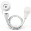 U-BCOO Faucet Spray Hose White Metal Modern Design-5