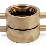 HTBRCVM Brass Double Swivel Fire Hose Fitting 8612011-0