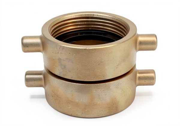 HTBRCVM Brass Double Swivel Fire Hose Fitting 8612011-0