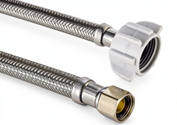 EFIELD Faucet Supply Lines Stainless Steel Connectors-1