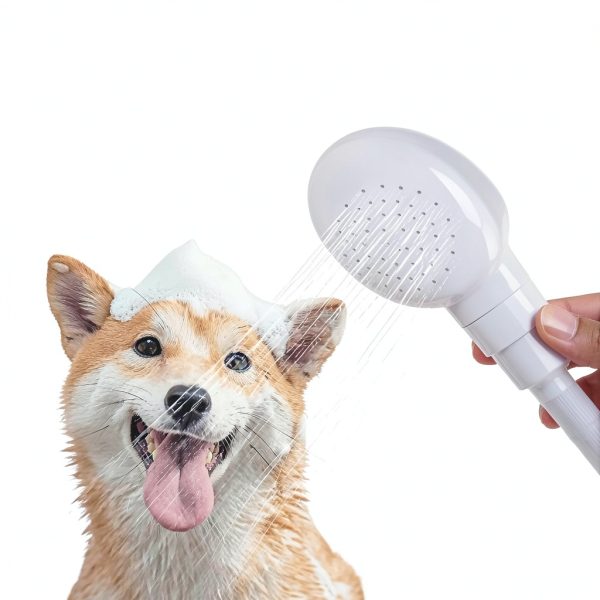 iHMeiju Faucet Spray Hose PVC ABS White Easy Install-3