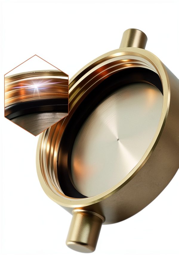 GUQVKI Brass Fire Hose Connection Cap Golden 2.5 NST NH-2