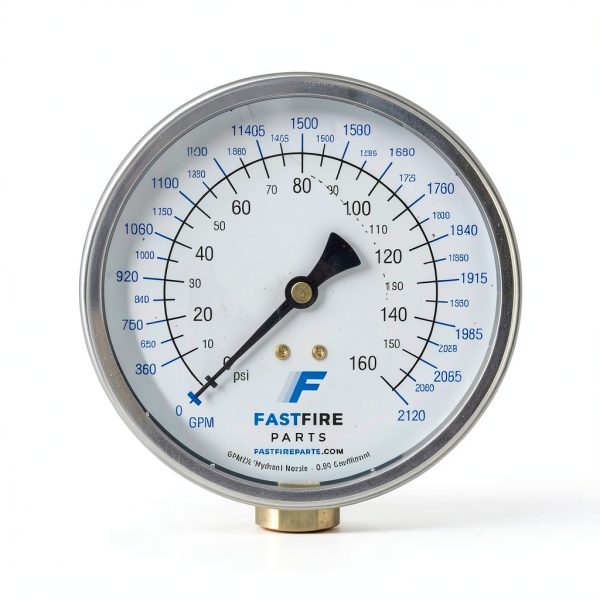 Fast Fire Parts Fire Hose Fitting Aluminum Gauge Included-6