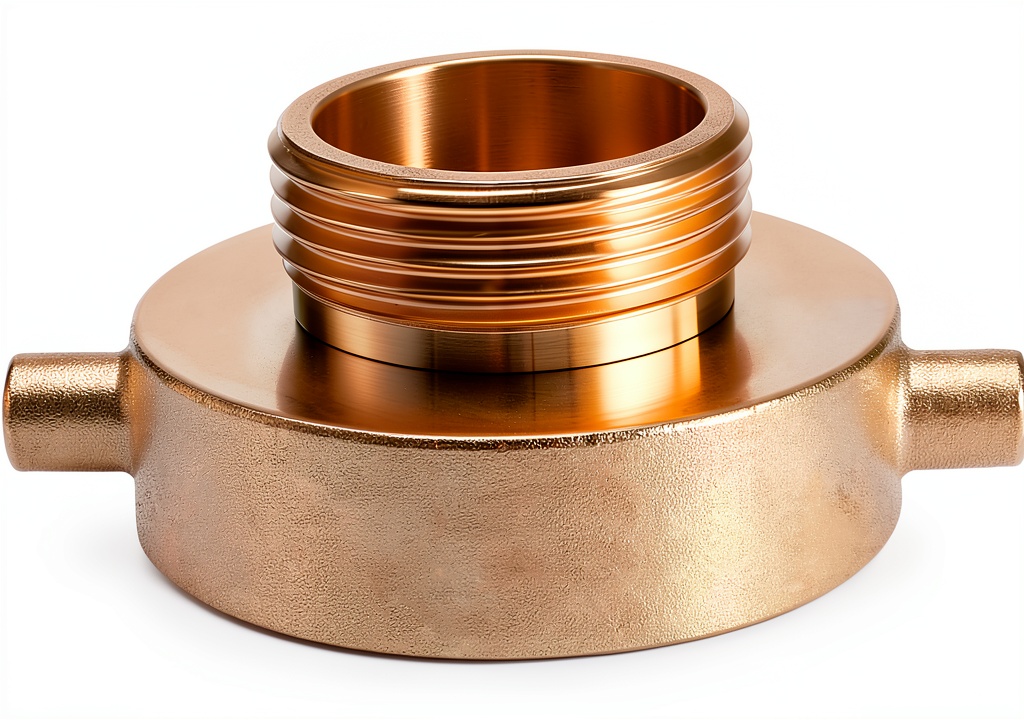 Bang4buck Fire Hydrant Adapter showing brass construction and thread details