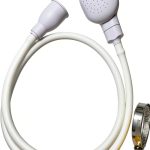 U-BCOO Faucet Spray Hose White Metal Modern Design-0