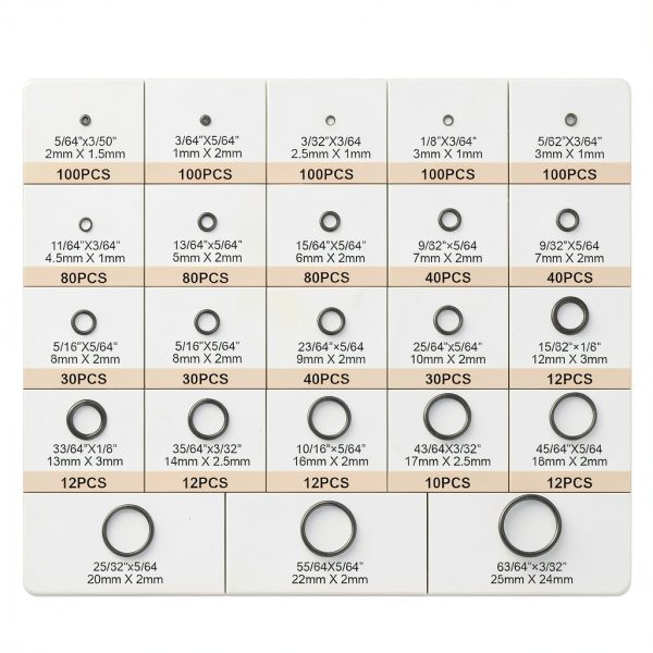 Romeda O Ring Kit 1050 PCS NBR Material Faucet Repair-1