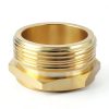 FANOVO Brass Fire Hose Nipple Fitting 1-1/2 NPT NST-3