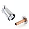 Enhon Slip On Diverter Tub Spout Brushed Nickel Bathroom-2