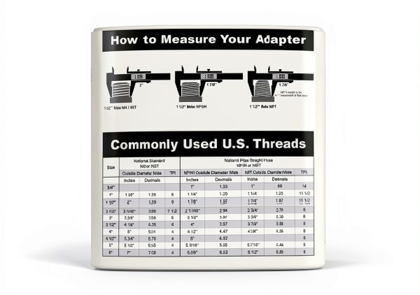 Fire Hose Adapter 1.5 Inch NST Aluminum FireHoseDirect-1