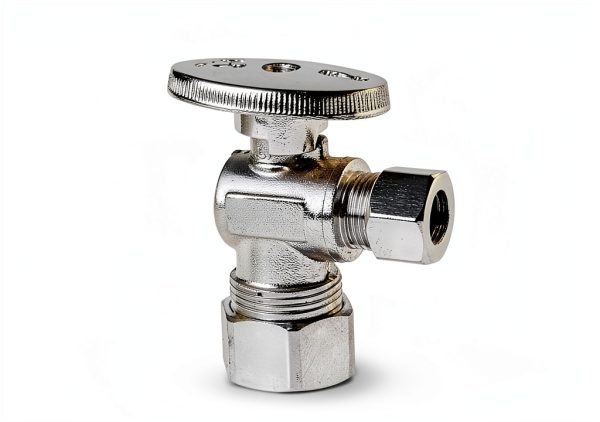 EFIELD Angle Stop Valves Brass Chrome Compression Plumbing-1