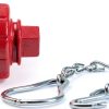 Fire Hose Cap 2.5 Inch NPT Iron Red FireHoseDirect FHC25F-4