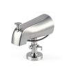Enhon Slip On Diverter Tub Spout Brushed Nickel Bathroom-4