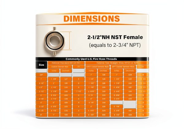 Fire Hydrant Adapter Brass Bang4buck Industrial Fire Hose-2