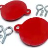 Fire Hose FDC Caps Aluminum Breakaway Design Metal Magery-0