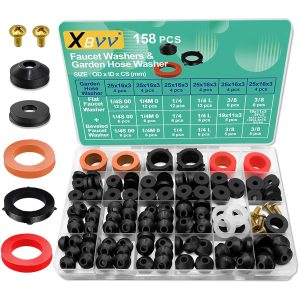 Faucet Washers XBVV Brass Nitrile Rubber Repair Kit-0
