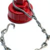 Fire Hose Cap 2.5 Inch NPT Iron Red FireHoseDirect FHC25F-1
