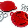 Fire Hose FDC Caps Aluminum Breakaway Design Metal Magery-5