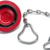 Fire Hose Cap 2.5 Inch NPT Iron Red FireHoseDirect FHC25F-2