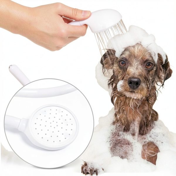 iHMeiju Faucet Spray Hose PVC ABS White Easy Install-1