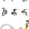 U-BCOO Faucet Spray Hose White Metal Modern Design-4