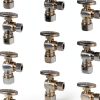 EFIELD Angle Stop Valves Brass Chrome Compression Plumbing-0