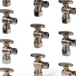 EFIELD Angle Stop Valves Brass Chrome Compression Plumbing-0