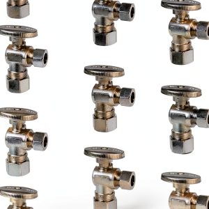 EFIELD Angle Stop Valves Brass Chrome Compression Plumbing-0