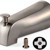 Enhon Slip On Diverter Tub Spout Brushed Nickel Bathroom-0